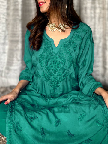 "Pazeb" Castleton Green Soft Rayon Set