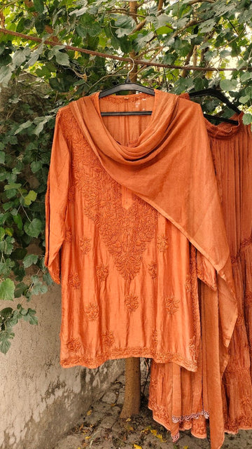 Pazeb Premium Muslin Gharara Set