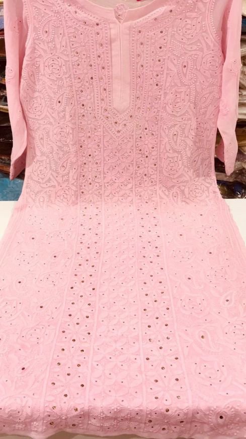 Beautiful Premium Georgette  Kurtas With Slip