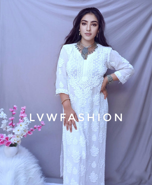 Adaya 3 Piece Restock Premium Georgette Kurta Set
