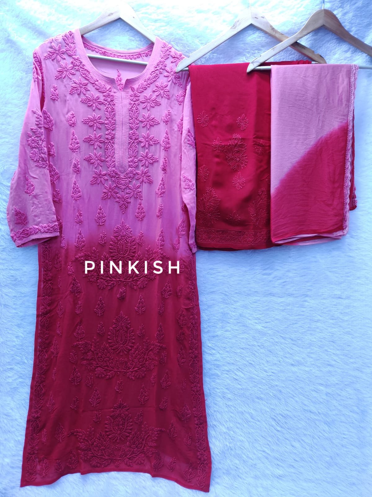 "Adaya 2.0" Beautiful Shades Premium Georgette 3 Piece Set