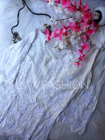 More Shades "Adaya Rang" Premium Georgette Long Kurtas