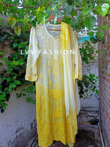 "Adaya Rang Set" Premium Georgette 3 Piece Set