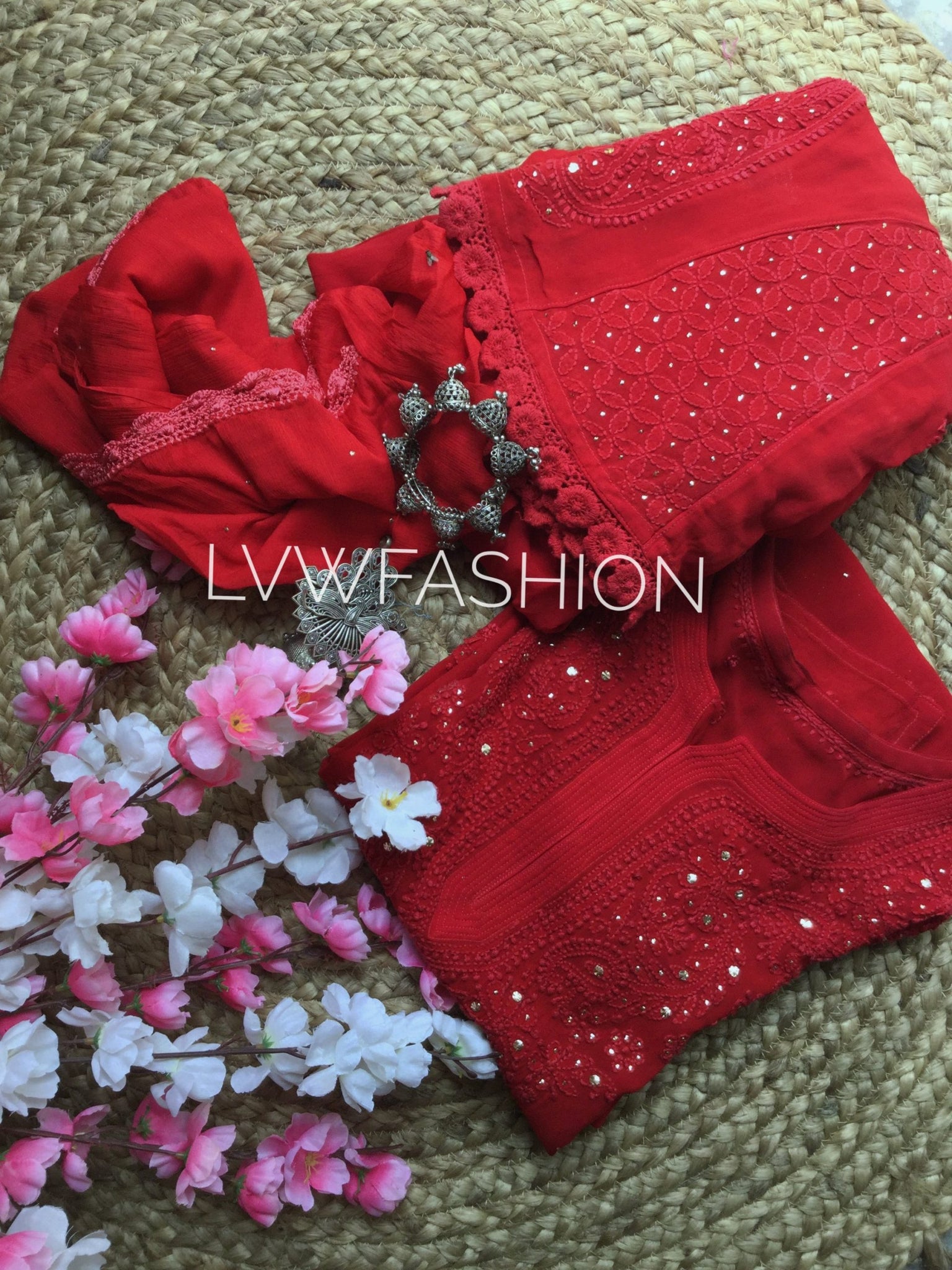 smokin hot Premium Georgette 3 Piece Set