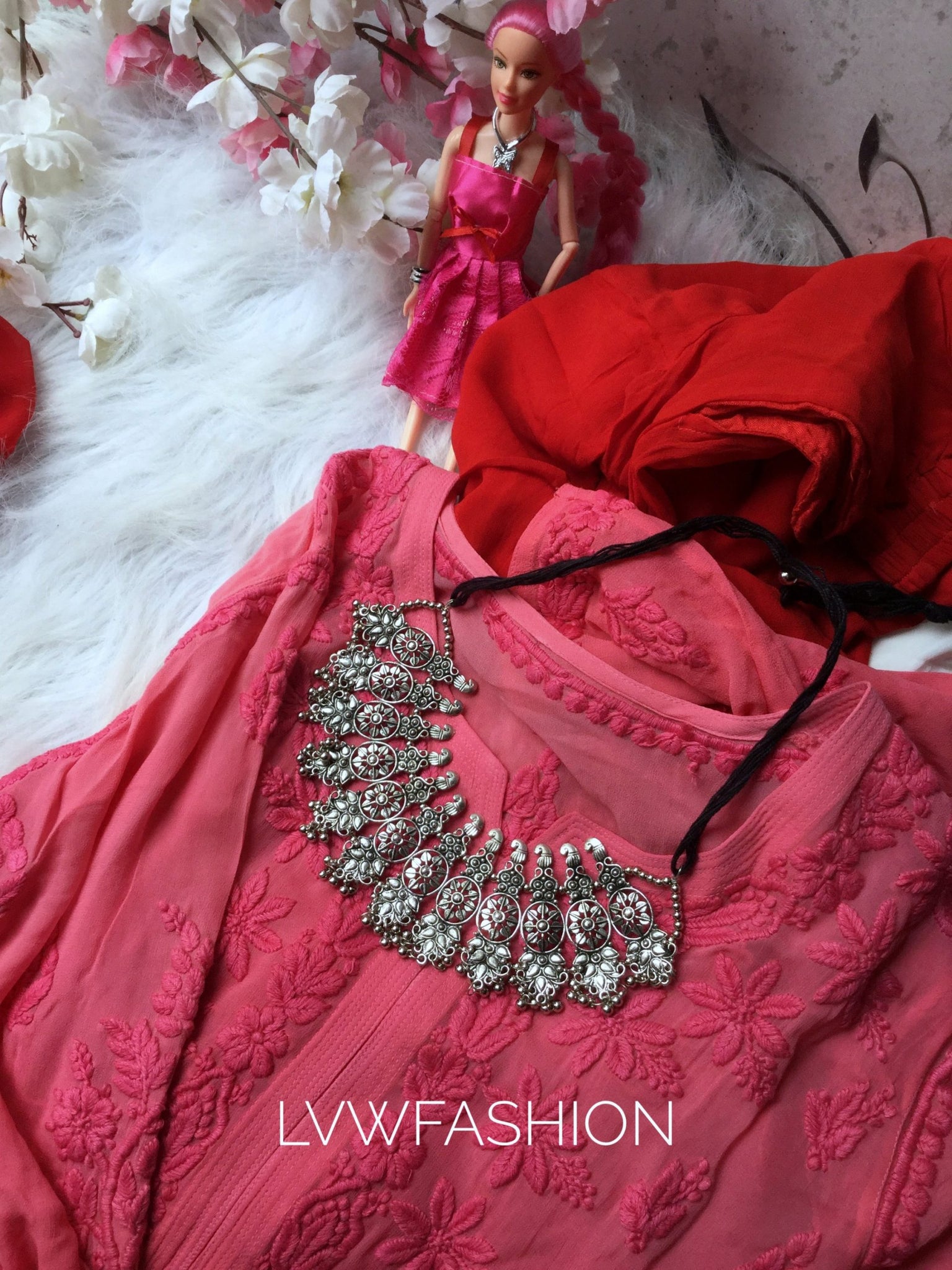 "Adaya Rang" Premium Georgette 3 piece set (Two styles)