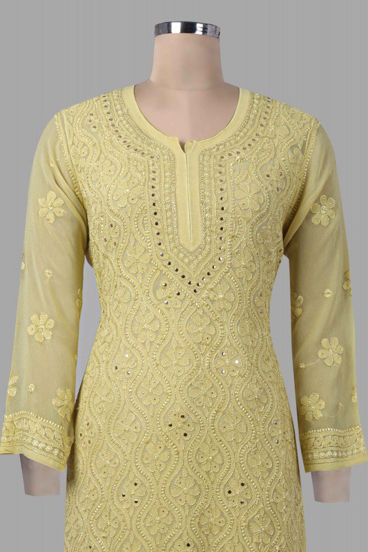 Beautiful Fawn Premium Georgette 3 piece set