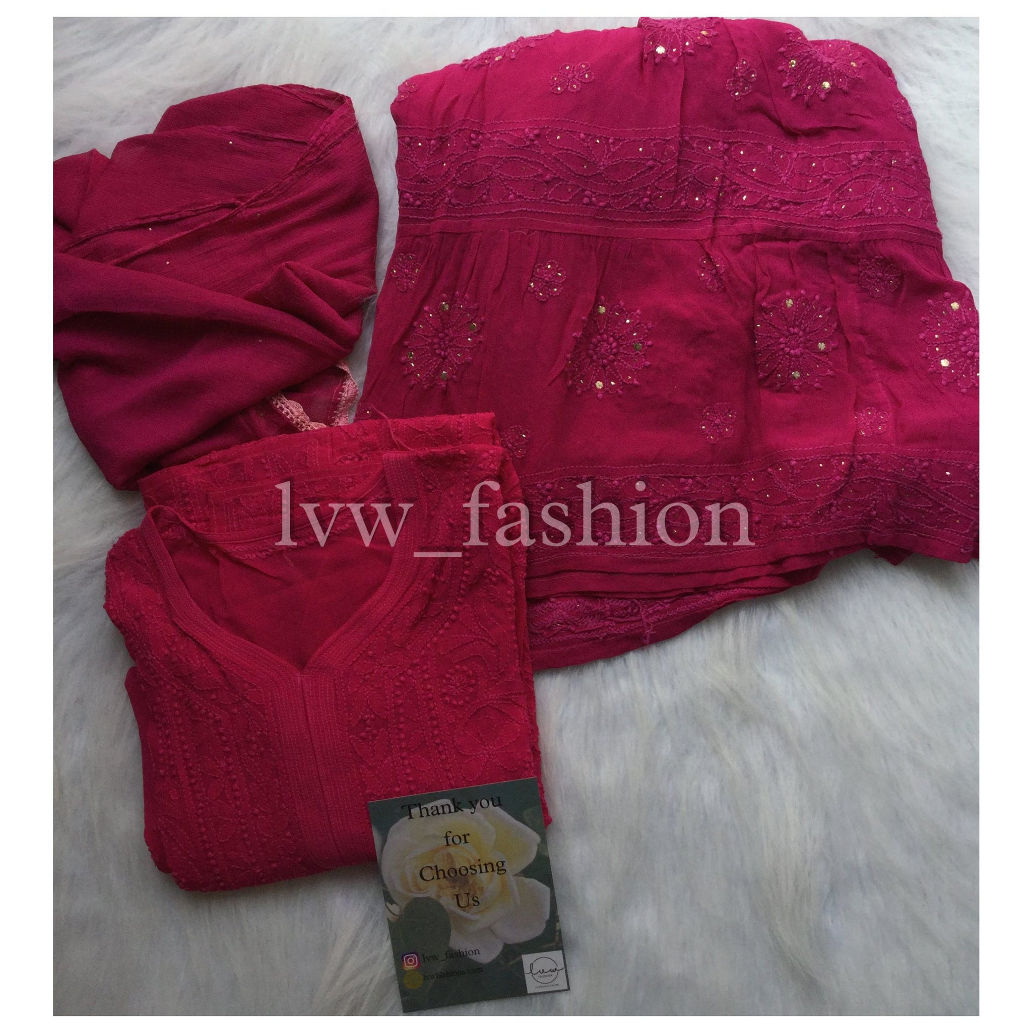 Beautiful Gharara Set chikankari and mukaish add on