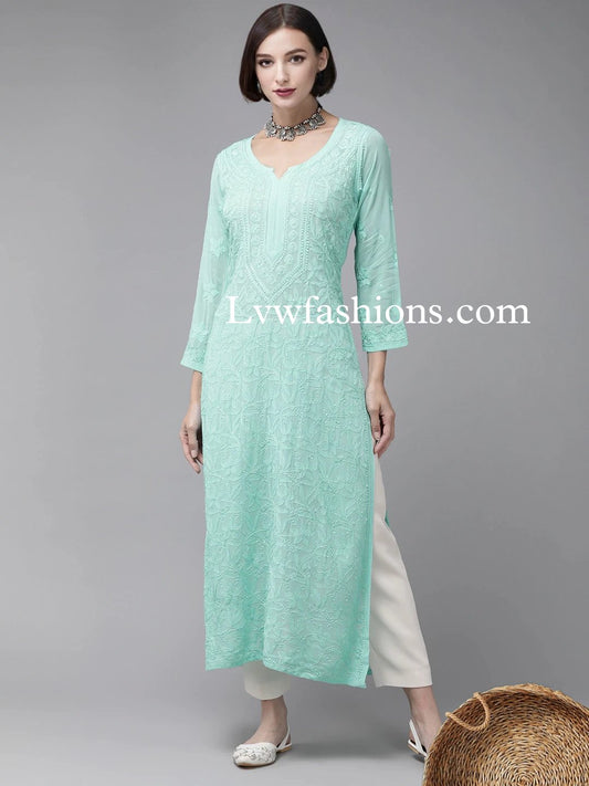 Beautiful Premium Georgette Long Kurtas with Beautiful Shades