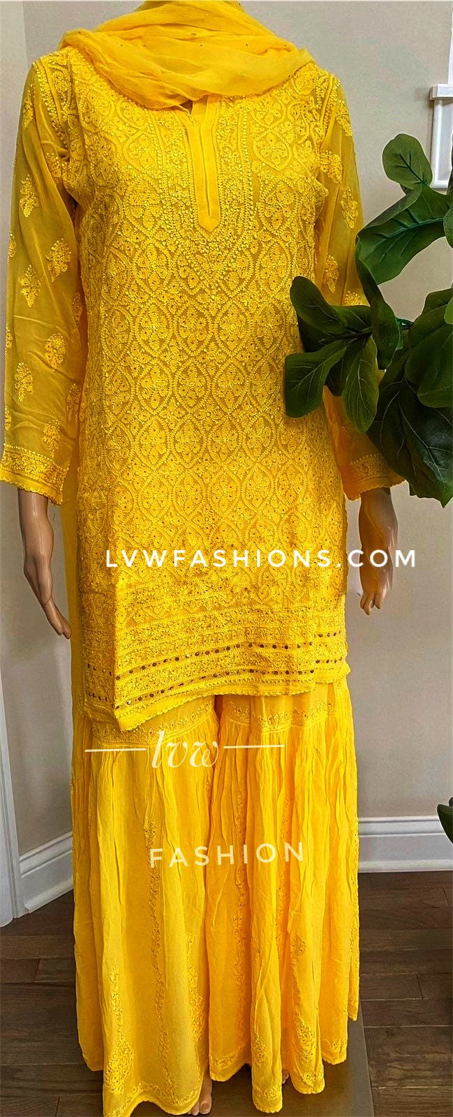 Premium Noorjahan Gharara Set 3 piece