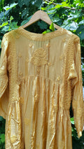 Luxurious Pakizah super soft silk Chikankari tunic by LVW Fashion, featuring intricate embroidery and a stylish fit in XL size.