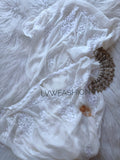 Adaya Duptta in premium georgette with intricate Chikankari embroidery, 2.75 meters, by LVW Fashion Luxurious Chikankari.