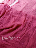 Beautiful two-tone pink and beige Georgette Kurta with intricate Chikankari embroidery by LVW Fashion.