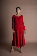 Fida premium georgette Anarkali with Resham embroidery and full work, from LVW Fashion Luxurious Chikankari.