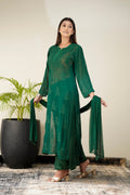 LVW Fashion Heer Premium Georgette Chikankari Sharara Set with intricate embroidery and unique design, full-length outfit.