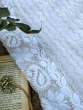 Luxurious Look Premium Georgette Chikankari Kurta Set with pearls, Kasab embroidery, and silk slip by LVW Fashion Luxurious Chikankari.
