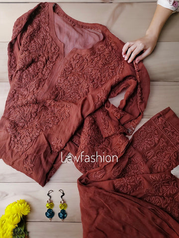 Hershey Kiss 🍫 Premium Georgette 3 Piece Set with Silk Inner New