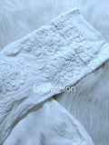 Luxurious pearl mirror Chikankari kurta set by LVW Fashion Luxurious, featuring premium georgette fabric and intricate embroidery details.