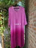 All Pinks premium georgette long kurta with silk slip, featuring luxurious chikankari embroidery by LVW Fashion.