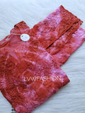Meer Tie Dye Premium Georgette Long Kurta with Silk Slip by LVW Fashion, featuring vibrant tie dye pattern and elegant craftsmanship.