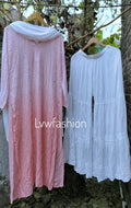 Peaches Premium Georgette Gharara 3-piece set with intricate Chikankari by LVW Fashion, featuring a luxurious traditional outfit.