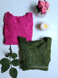 Pink Gazal Premium Georgette Tunic Dress with intricate both-side Chikankari embroidery by LVW Fashion.