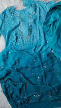 LVW Fashion luxurious Chikankari suits combo featuring intricate embroidered suits in pure Chikankari fabric for women.