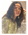 Luxury LVW Fashion handmade Georgette Kurta with intricate Chikankari embroidery and slip, traditional Lucknow-inspired design.