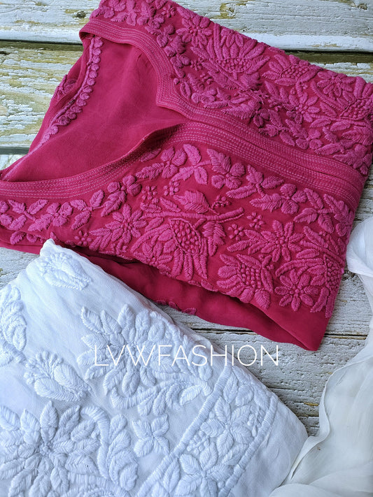 Meer Kurta set Premium Georgette 3 Piece